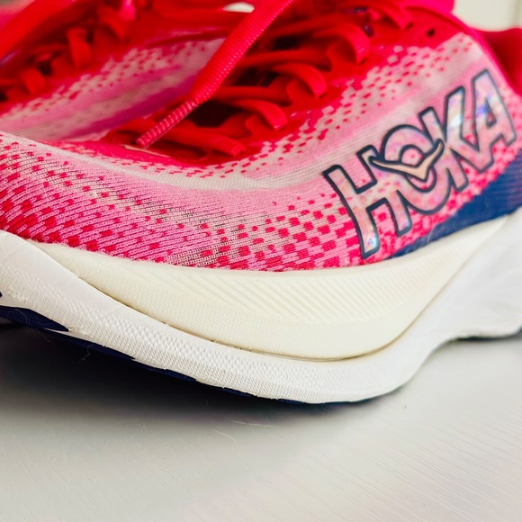 HOKA Women's Mach X Running Shoe in Raspberry/Strawberry - Picture 1 of 11